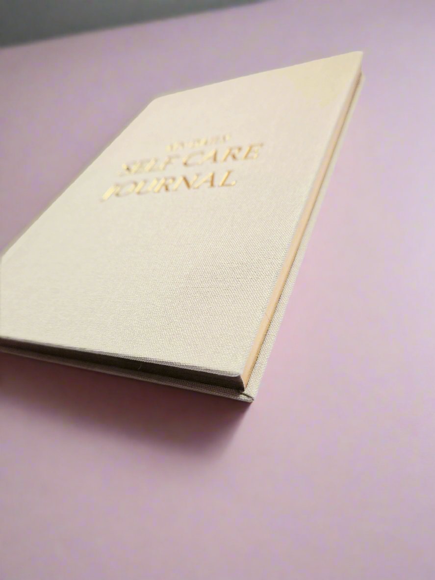 Premium Journal | My Daily Self Care Journal | A5 Gratitude Journal Cream | Journal/Diary | Gold Detail | Gift Idea