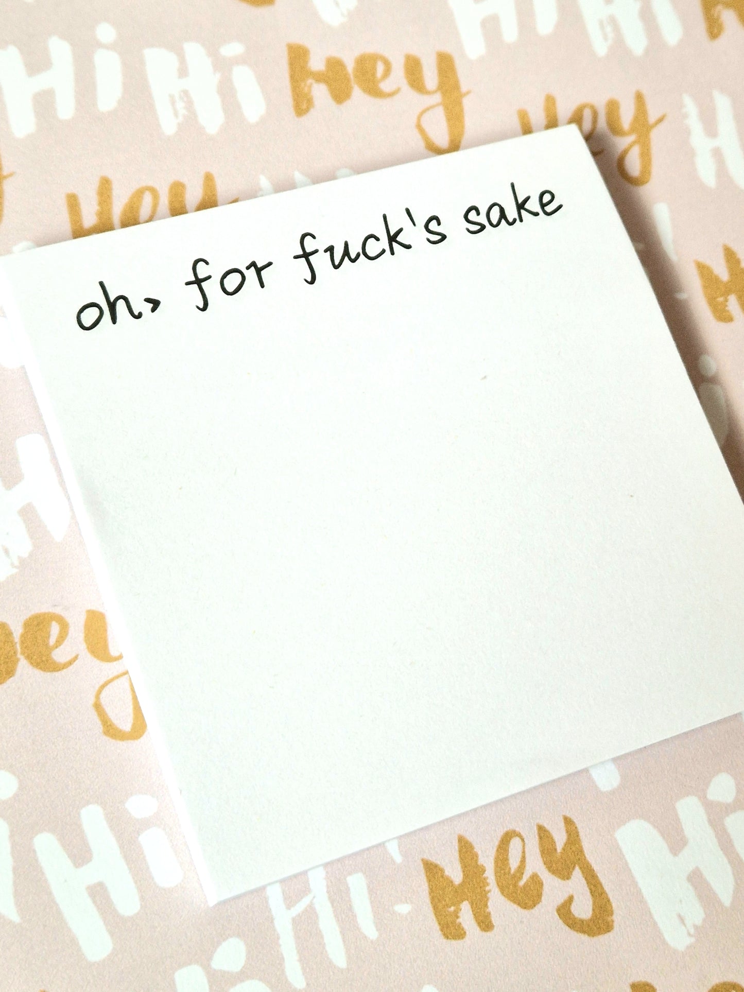 This is Bullsh!t | 4 Pack Funny Sticky Notes | Naughty Gift idea | Office supplies | Notes | Black & White |