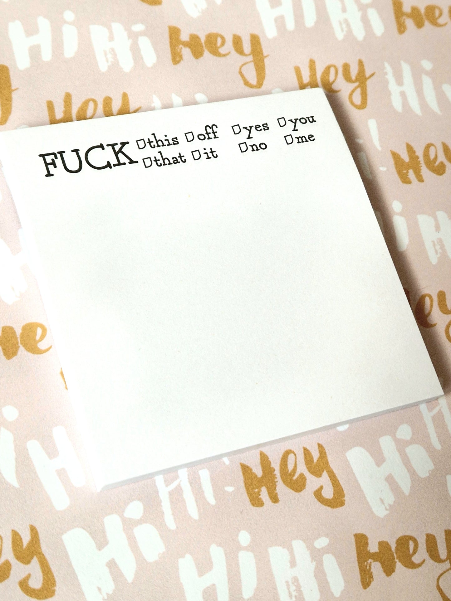 This is Bullsh!t | 4 Pack Funny Sticky Notes | Naughty Gift idea | Office supplies | Notes | Black & White |
