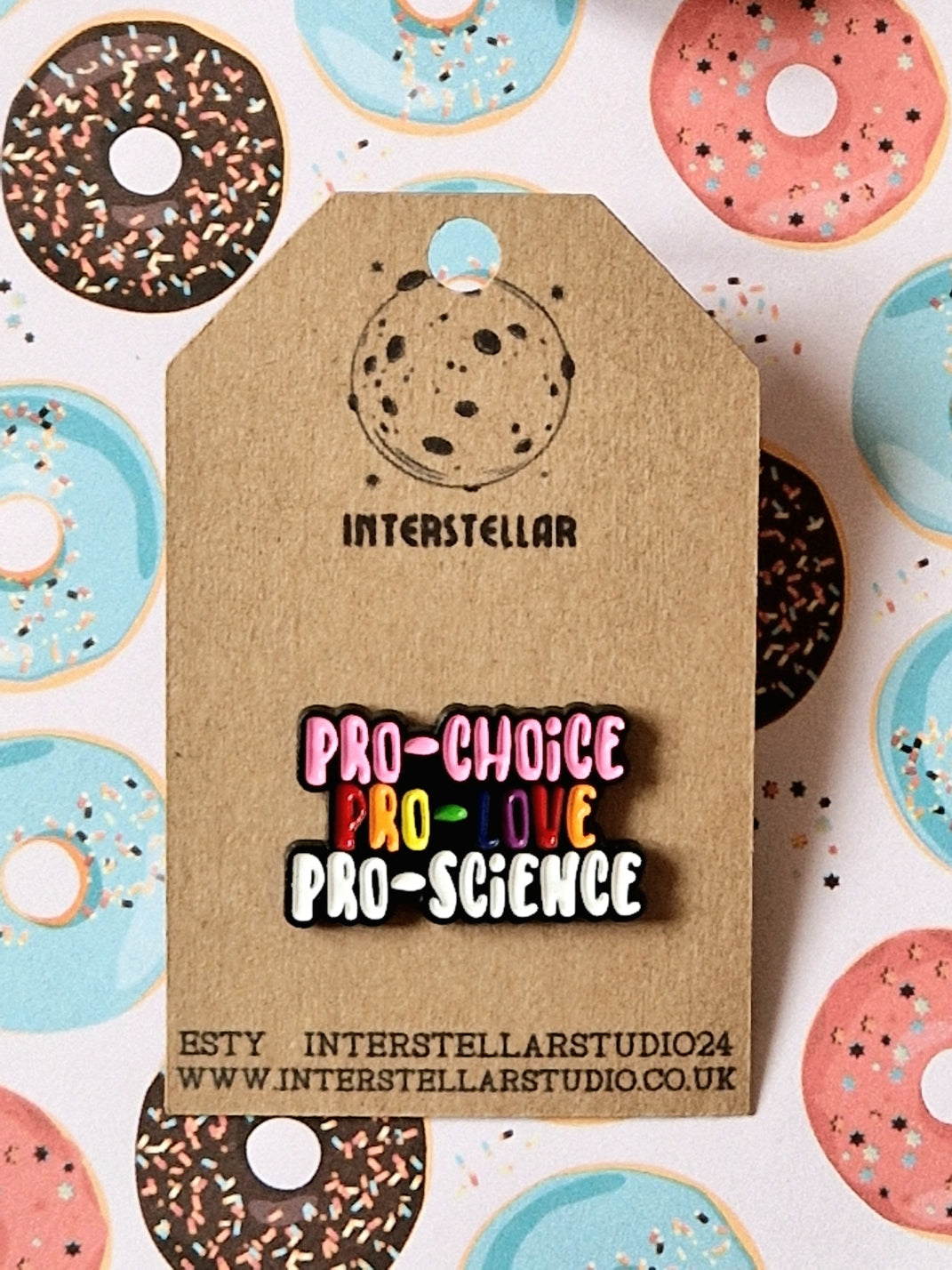 Pro-Choice, Pro-Love, Pro-Science Enamel Pin | Pride Month | Rainbow | Brooch | Pin Badge | Pin Collection | Pride | LGBTQ | Pride Pin |