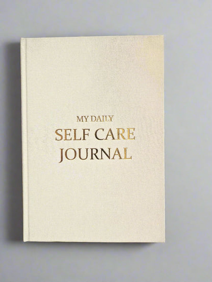 Premium Journal | My Daily Self Care Journal | A5 Gratitude Journal Cream | Journal/Diary | Gold Detail | Gift Idea