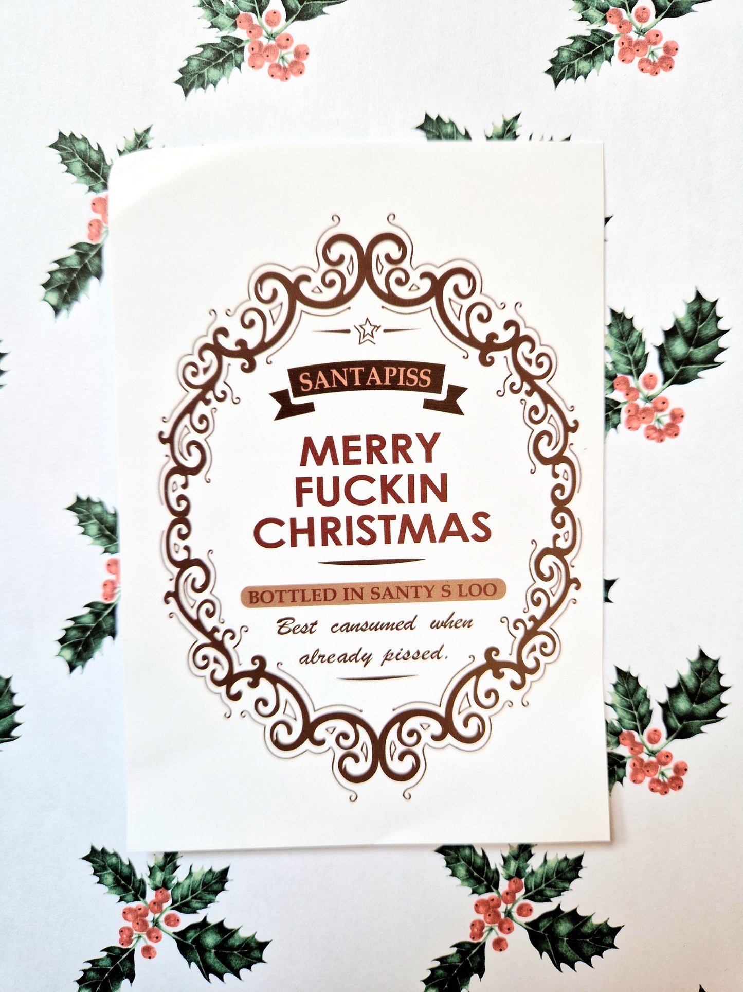 Christmas Wine Bottle Labels | Alcohol Label | Funny Christmas Stickers | Gift Idea | Unique gifts | Santa | Elf | Xmas | Bottle Labels |