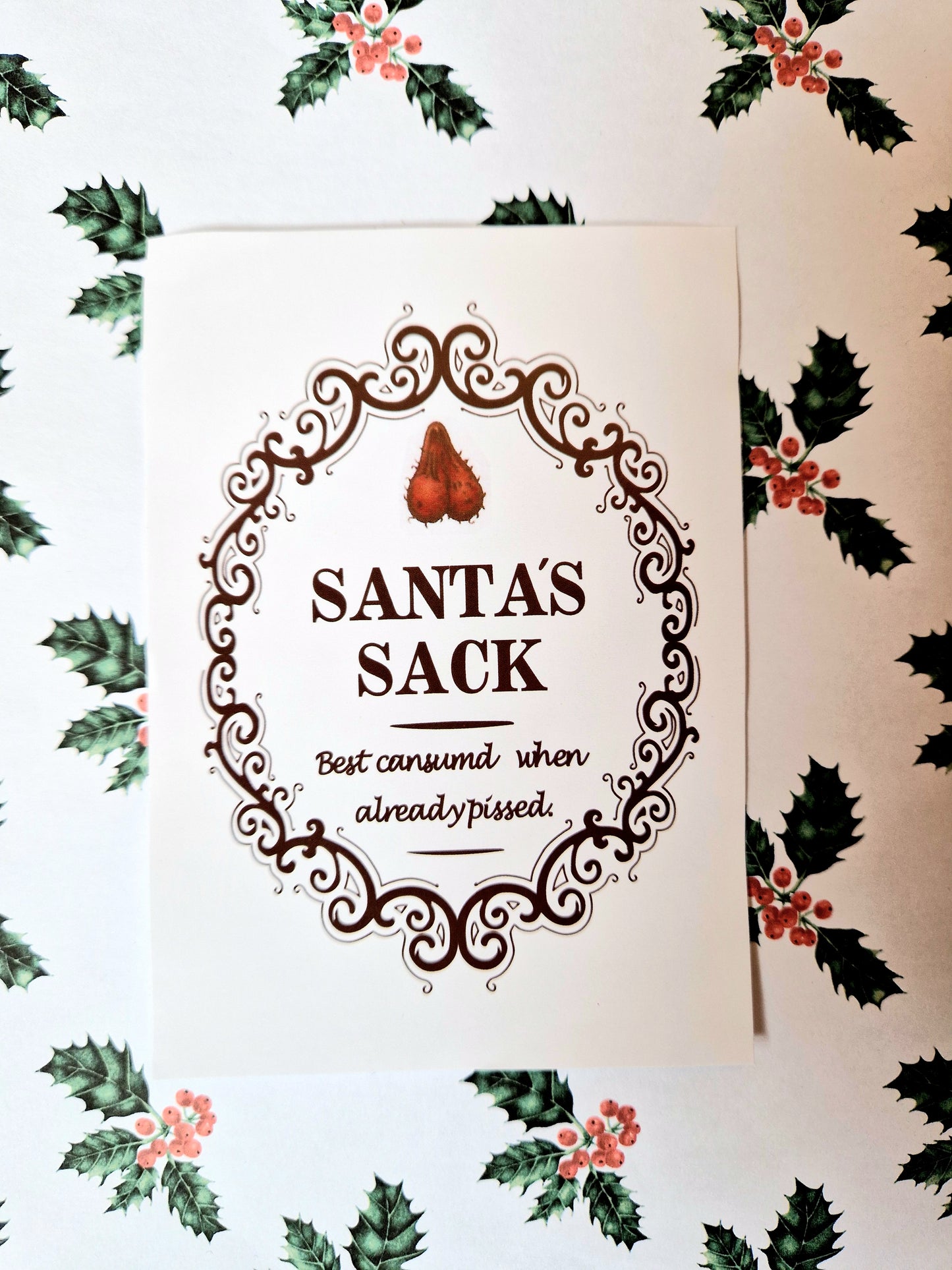 Christmas Wine Bottle Labels | Alcohol Label | Funny Christmas Stickers | Gift Idea | Unique gifts | Santa | Elf | Xmas | Bottle Labels |