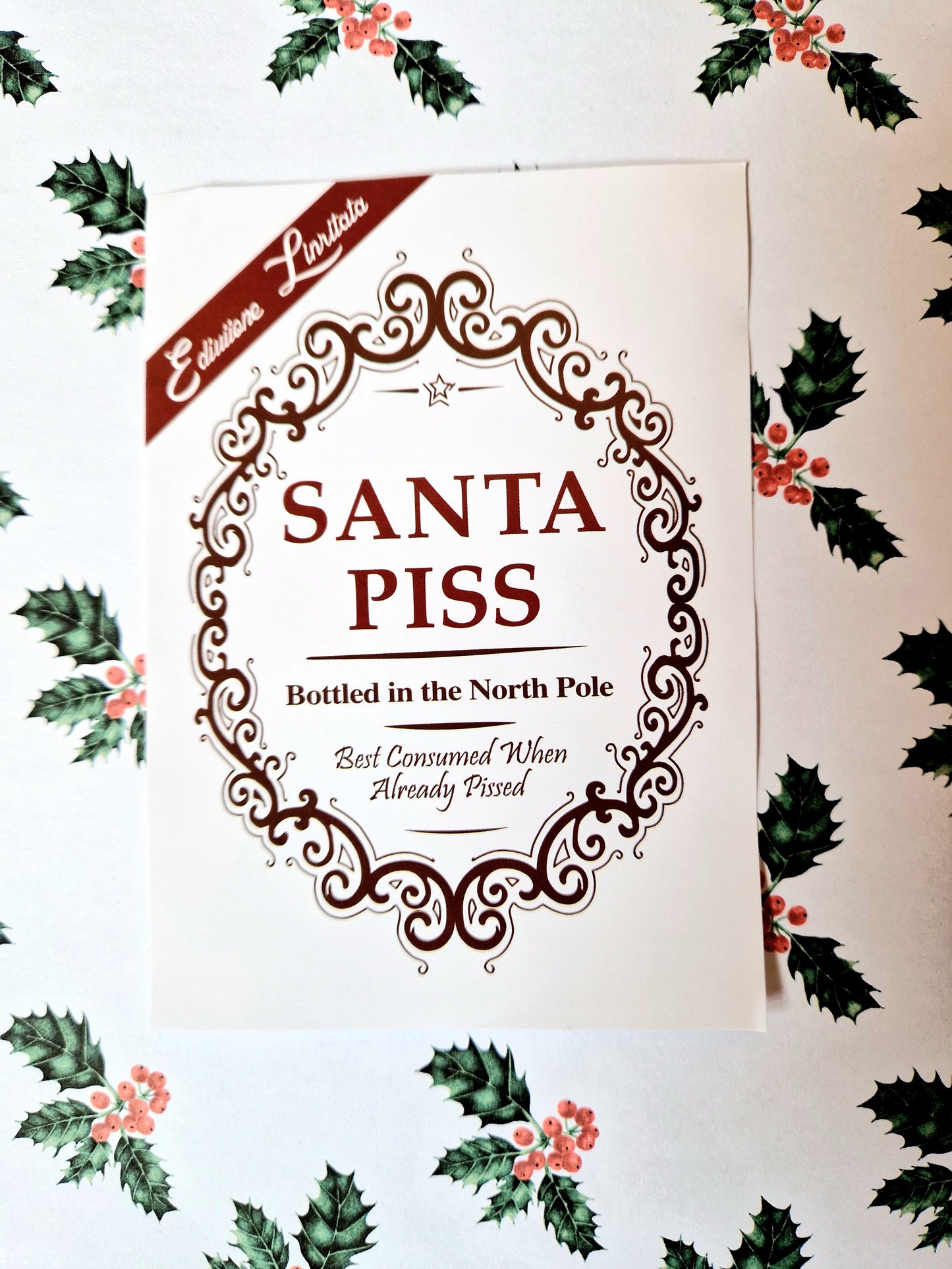 Christmas Wine Bottle Labels | Alcohol Label | Funny Christmas Stickers | Gift Idea | Unique gifts | Santa | Elf | Xmas | Bottle Labels |