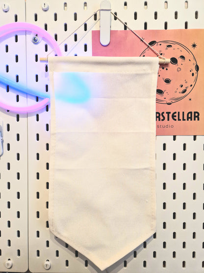 Pin Collection Display | Cream Linen With Wooden Spool | Premium Banner | Pin Holder | Pin Display | Fabric | Gift Idea | Home Décor | Gift