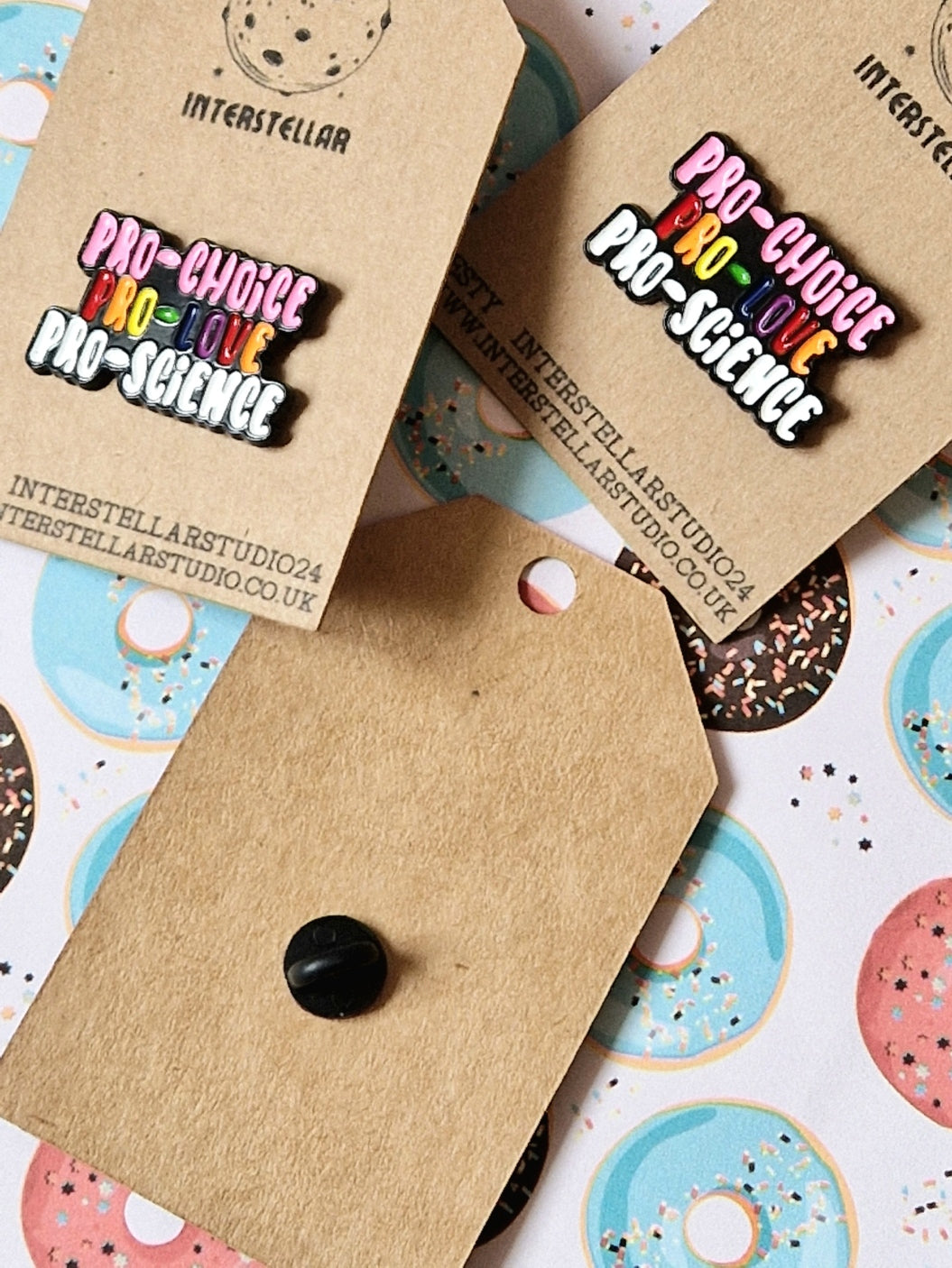 Pro-Choice, Pro-Love, Pro-Science Enamel Pin | Pride Month | Rainbow | Brooch | Pin Badge | Pin Collection | Pride | LGBTQ | Pride Pin |